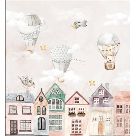 Balony nad miastem
