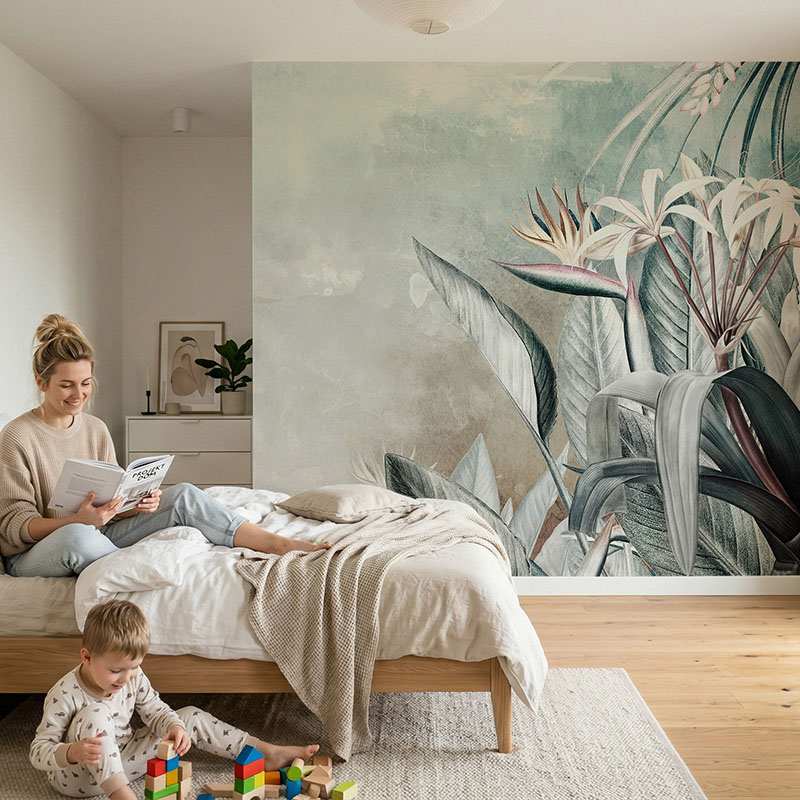 Fototapeta Tropikalne kwiaty