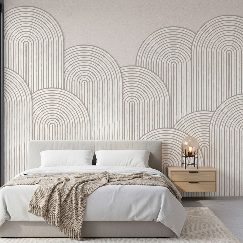 Fototapeta Geometryczny wzór, linie i okręgi