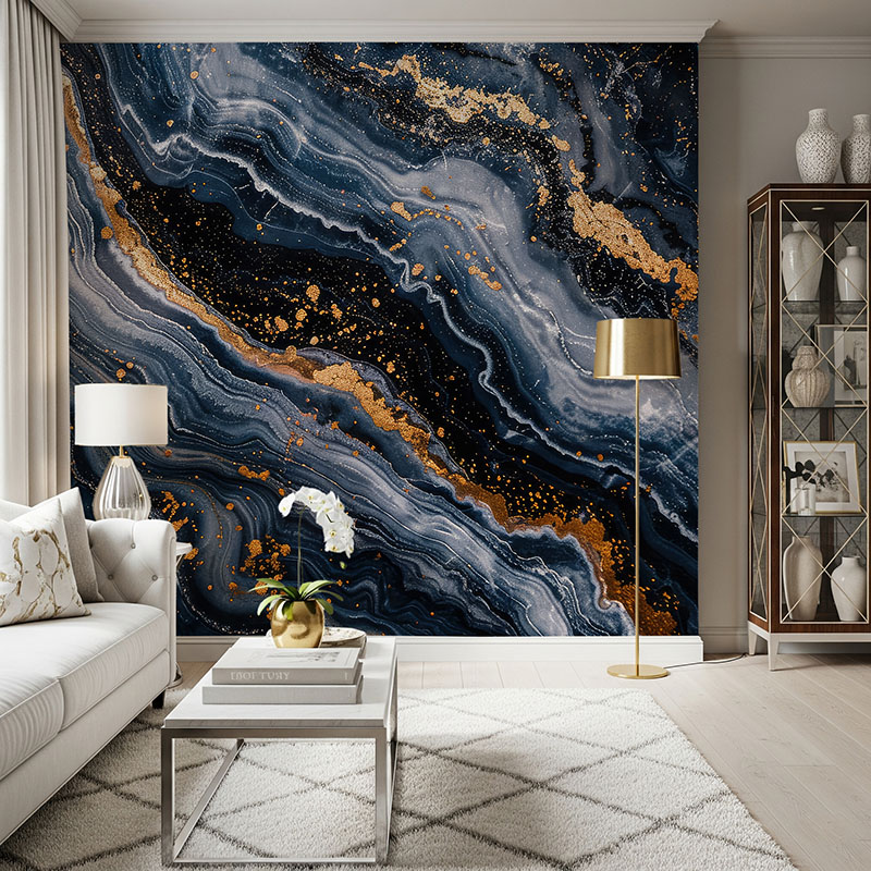 Fototapeta Marmur w kolorach granatu