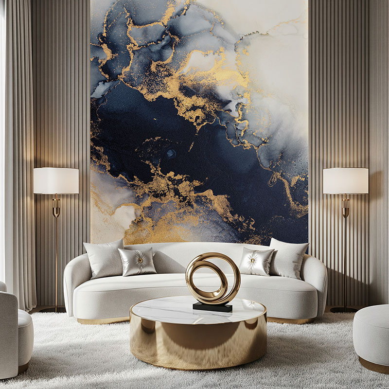 Fototapeta Marmurowy tusz