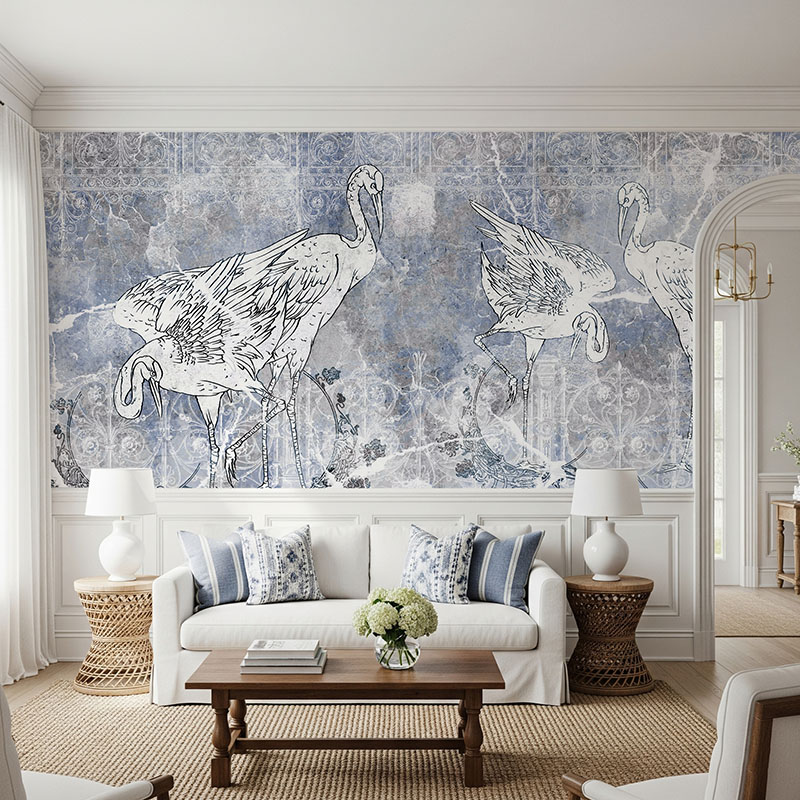 Fototapeta Artystyczne żurawie