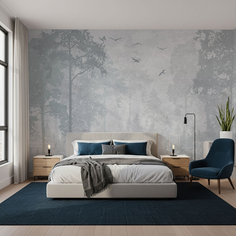 Fototapeta Poranny las