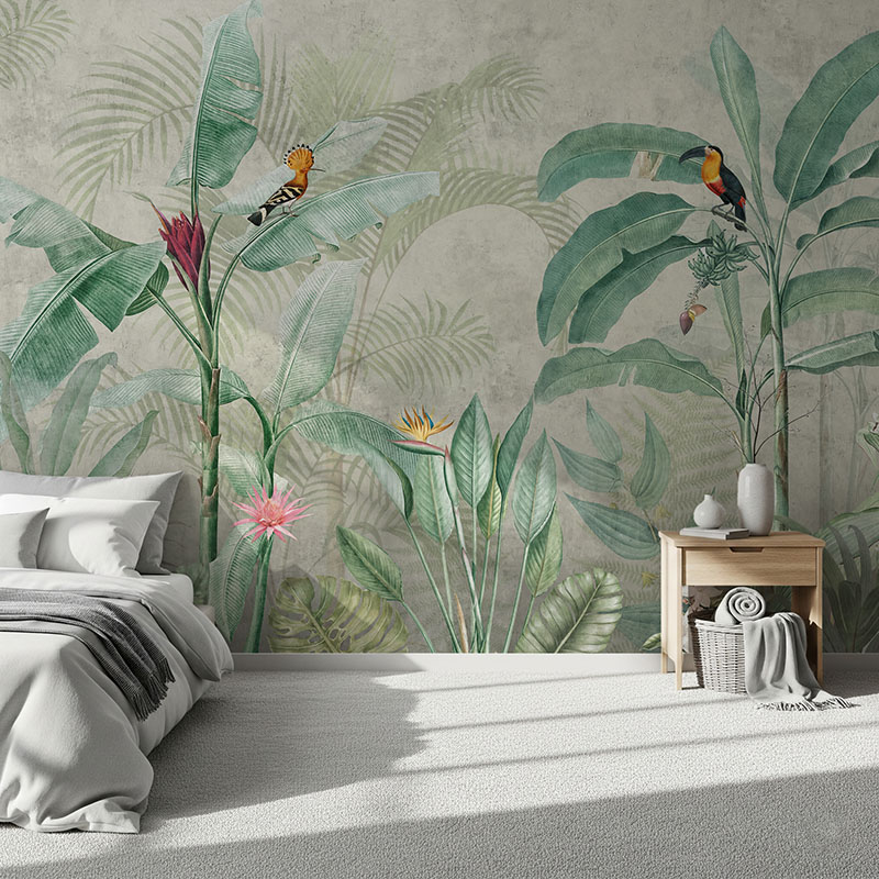 Fototapeta Ptaki w tropikalnym lesie