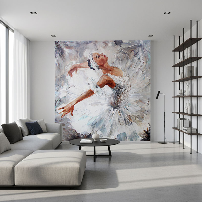Fototapeta Tańcząca baletnica, malarstwo