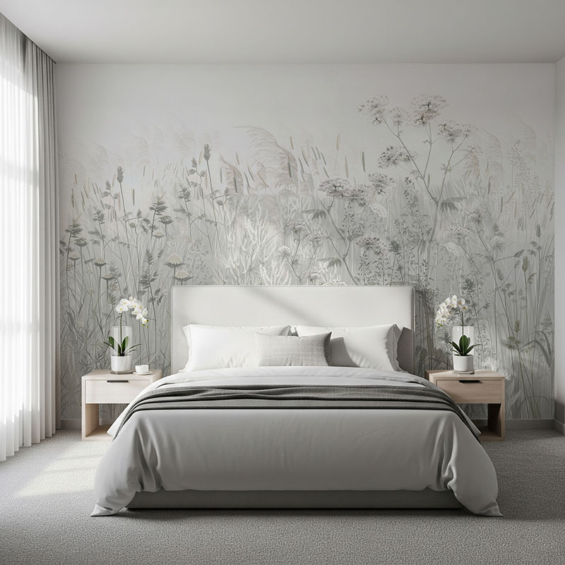 Fototapeta Piękne kwiaty na łące