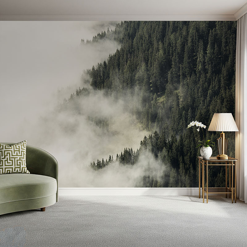 Fototapeta Las w Chmurze