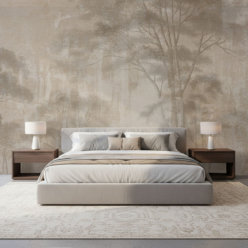 Fototapeta Abstrakcyjny leśny krajobraz