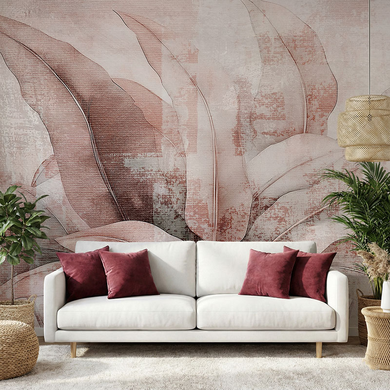 Fototapeta Artystyczne duże liście