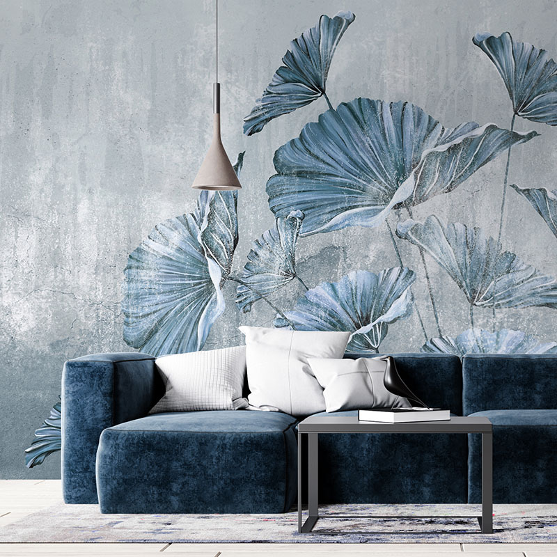 Fototapeta Malowane duże liście