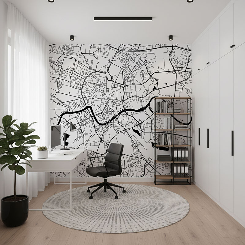 Fototapeta Mapa Krakowa