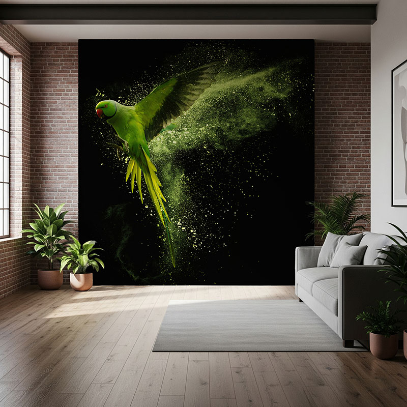 Fototapeta Latająca papuga