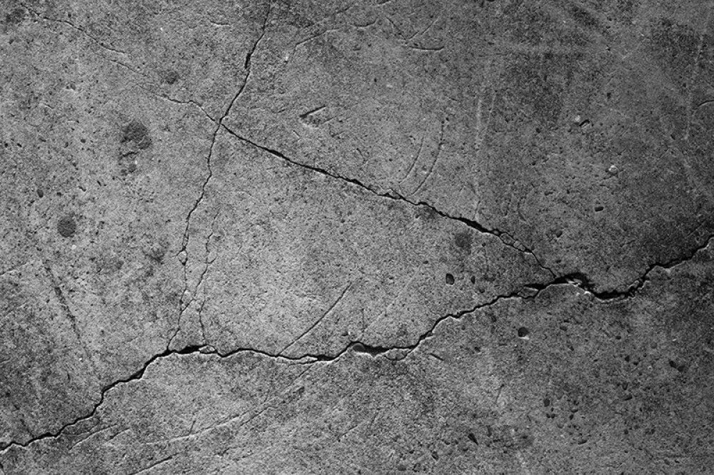Fototapeta Pękająca betonowa ściana