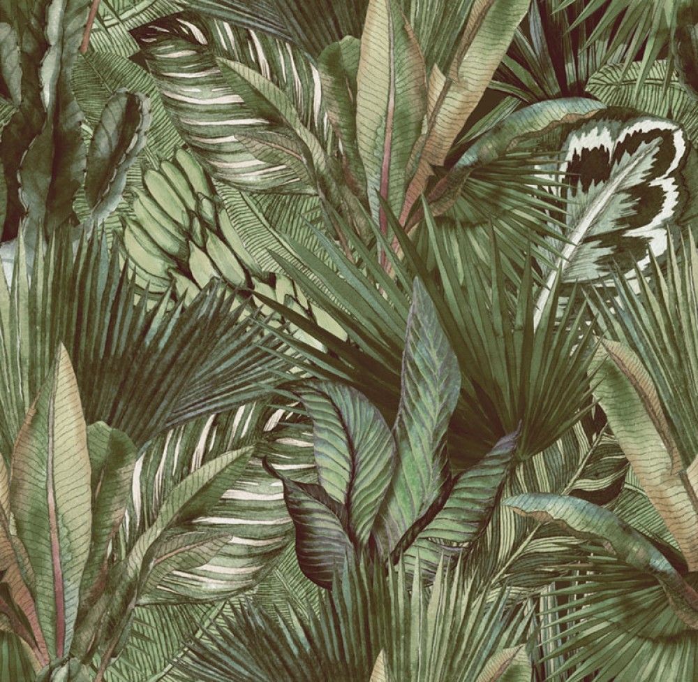  Tropikalne liście, wzór