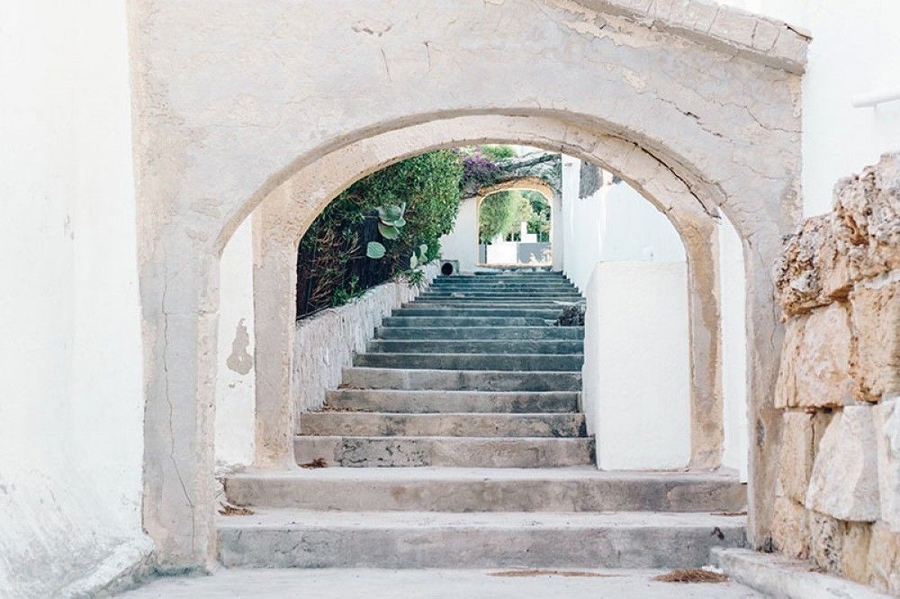Fototapeta Stare wiejskie schody
