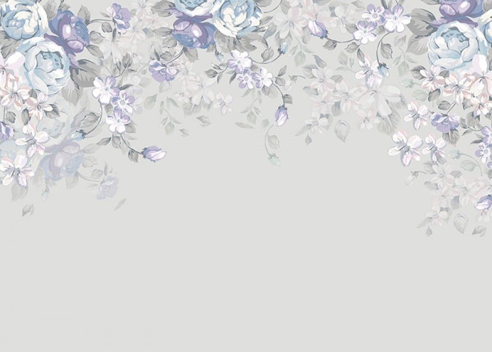 Naklejka na meble Piękne kwiaty 3D na jasnym tle