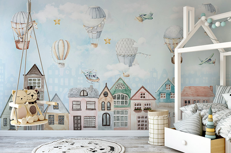 Balony nad miastem