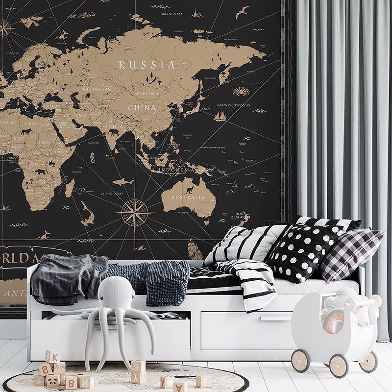 mapa w stylu Vintage