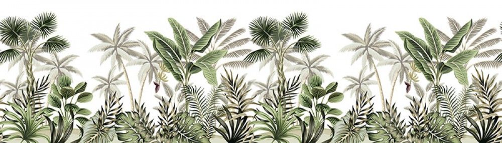  Tropikalne liście, wzór