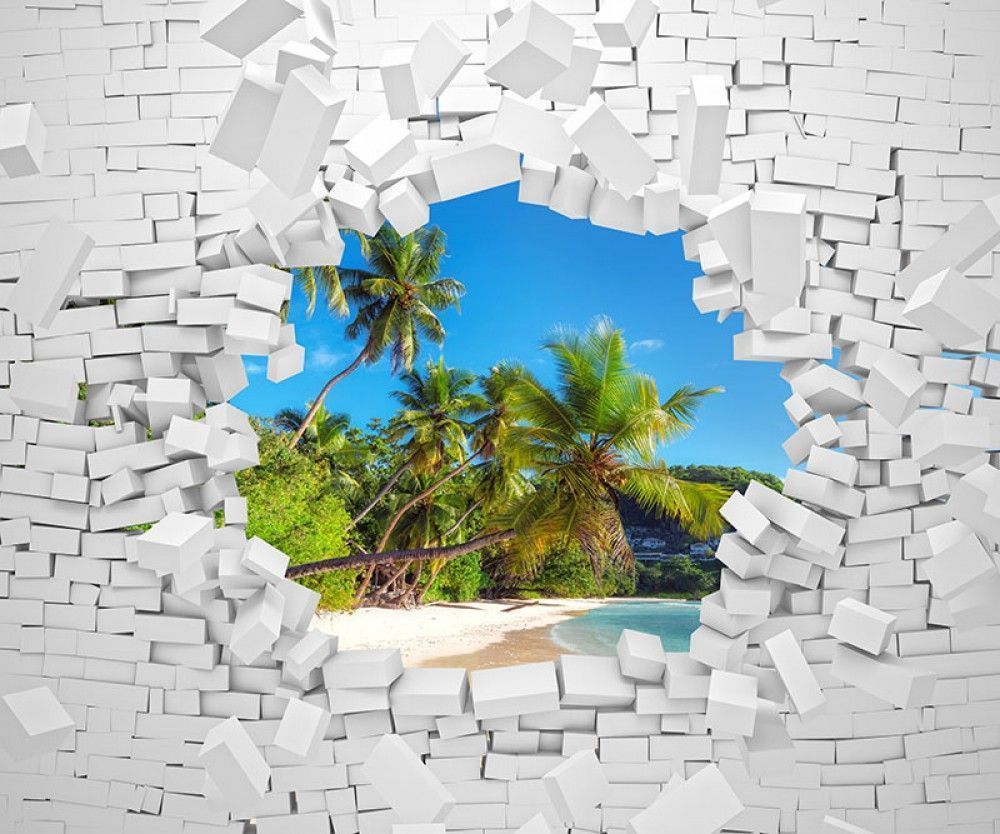 Fototapeta Tropikalna plaża 3D
