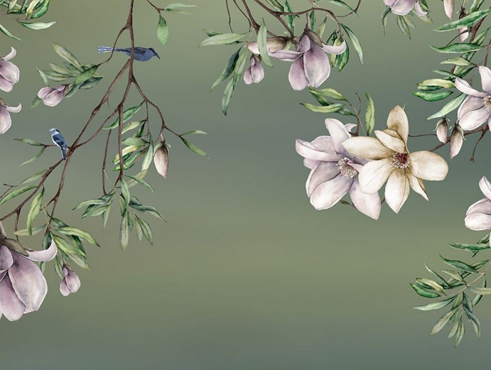 Fototapeta Gałązki kwiatu wiśni