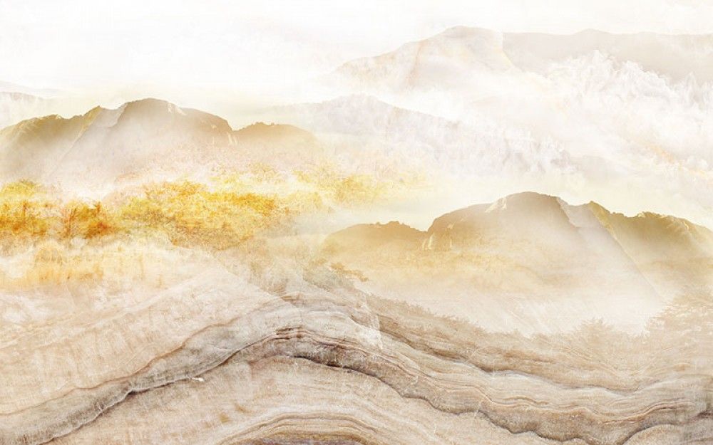 Naklejka na meble Abstrakcyjne marmurowe góry