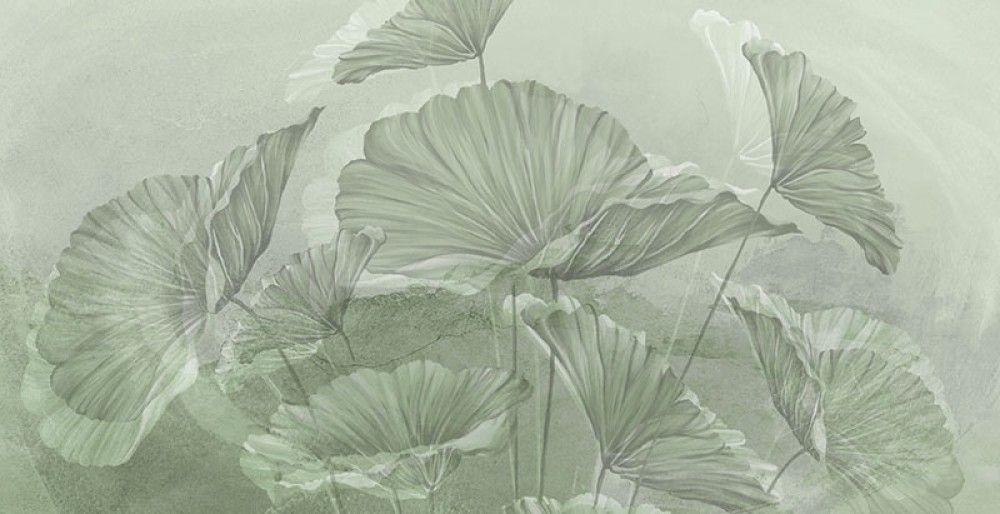 Fototapeta Artystyczne duże liście