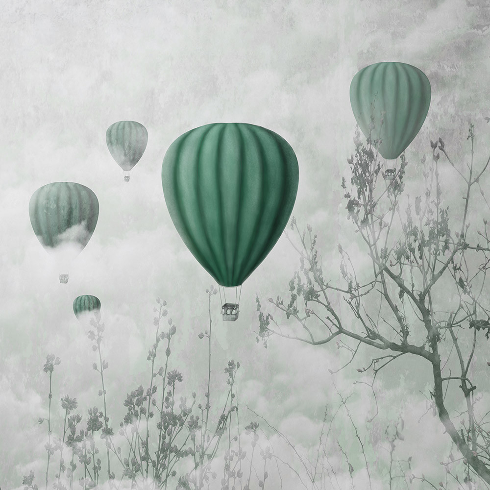 Naklejka na meble Balony w Chmurach