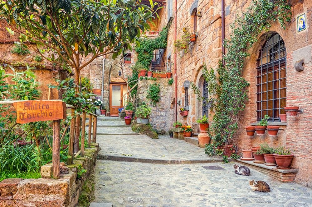Fototapeta Stare miasteczko Włochy