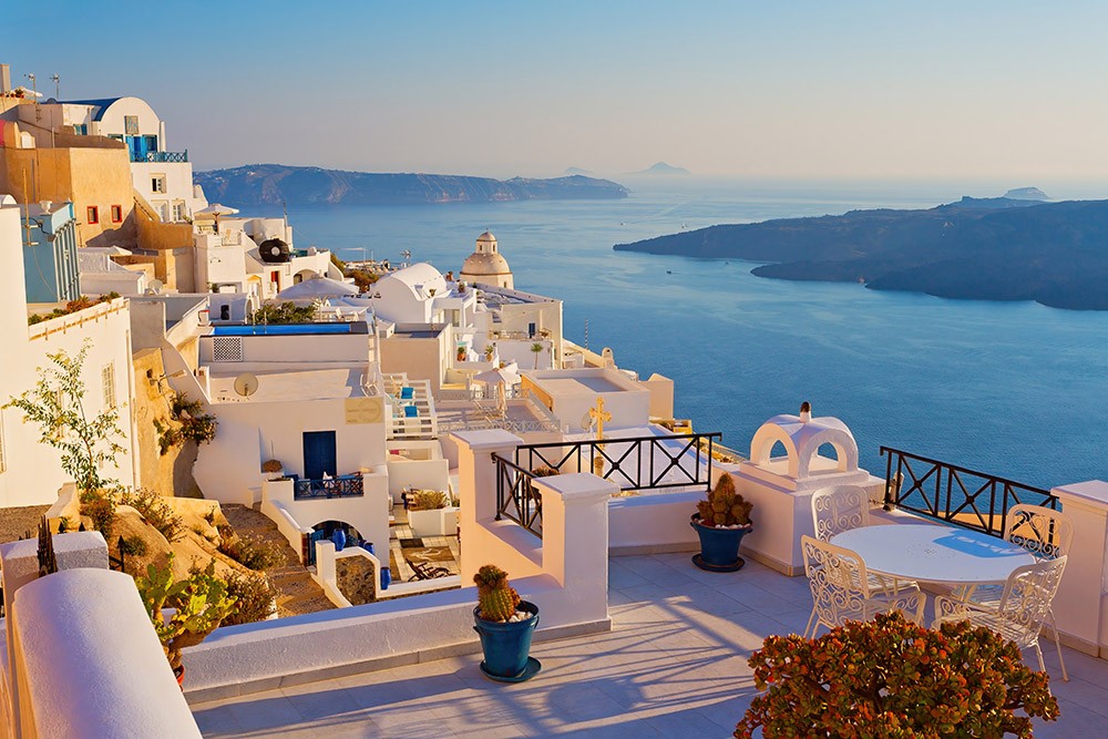Naklejka na meble Piękna wyspa grecka