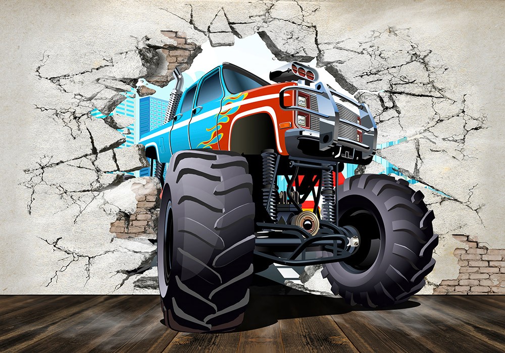 Naklejka na meble Monster Truck