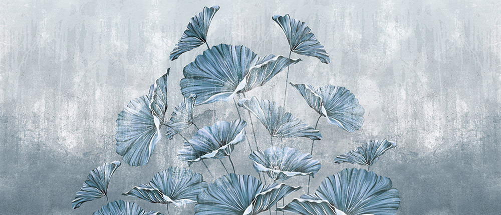 Fototapeta Malowane duże liście