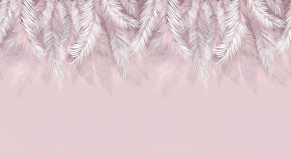 Fototapeta Puszyste liście palmy