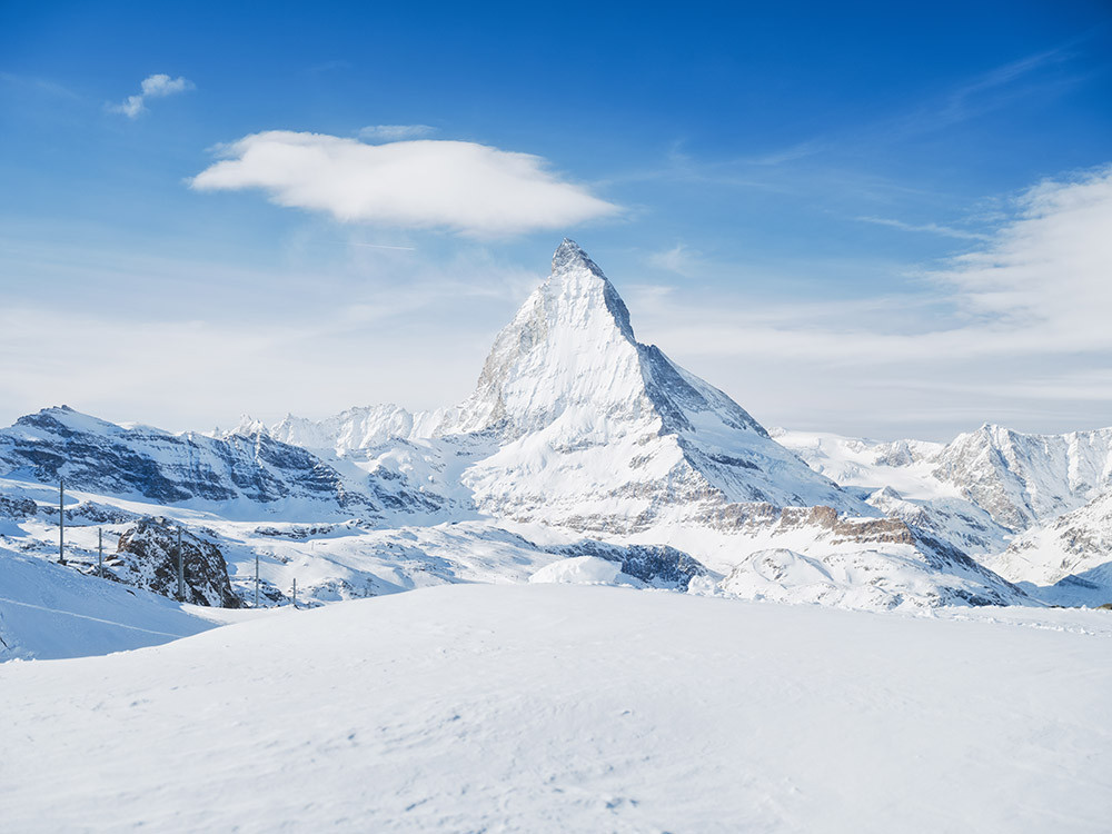 Fototapeta Zimowy krajobraz górski