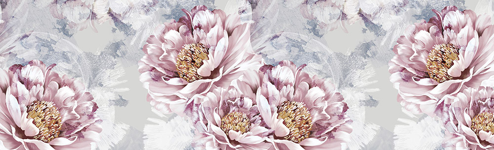 Fototapeta Malowane piwonie