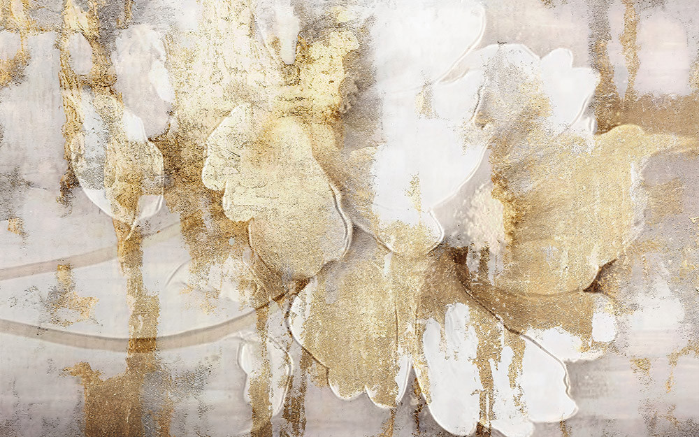  Abstrakcyjny obraz kwiatowy