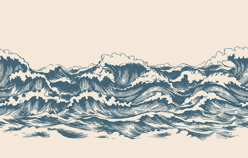 Fototapeta Fale oceaniczne