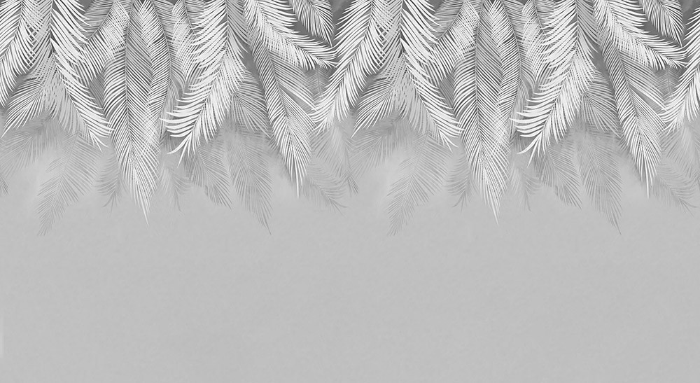 Fototapeta liście palmy z efektem 3D