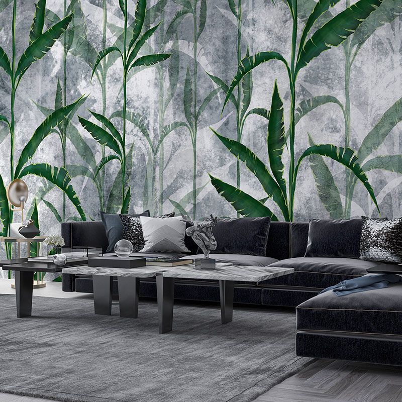 Pnącza w zielono-szarej tonacji