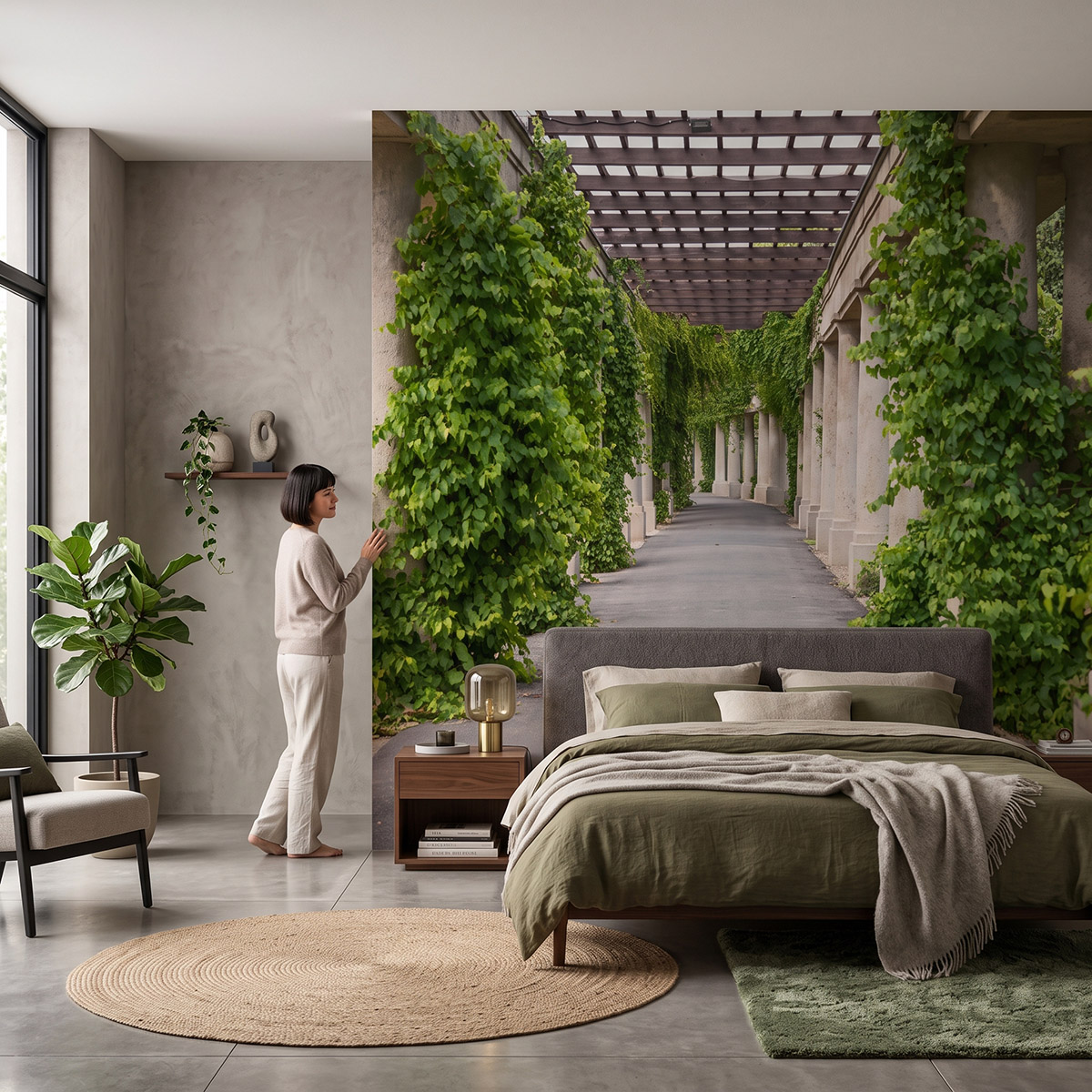 Piękna pergola ogrodowa
