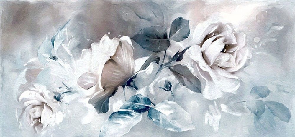 Fototapeta Malowane Kwiaty